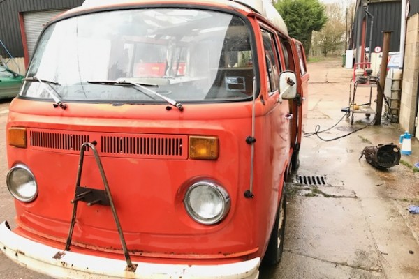 Red dormobile for sale, full mechanical overhaul