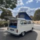1973 Volkswagen Westfalia &ndash; Rear Three-Quarter, Pop-Top Raised