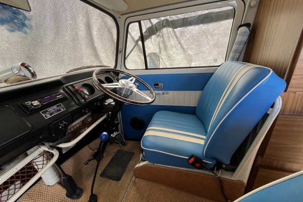 1973 Volkswagen Westfalia &ndash; Driver Seat and Dashboard Detail