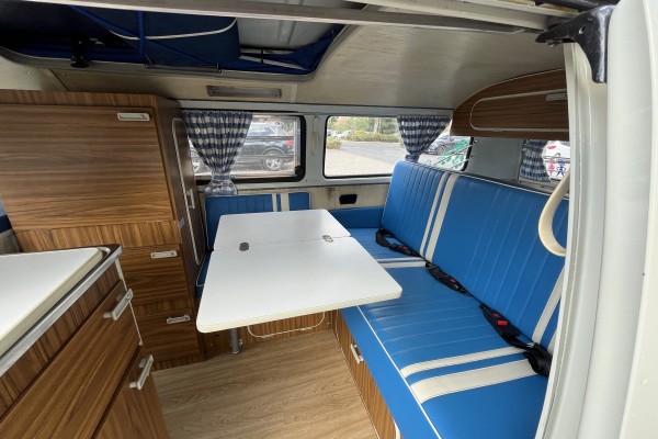 1973 Volkswagen Westfalia &ndash; Dining Area and Rear Bench